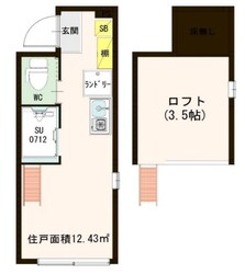 Roots駒場東大前の物件間取画像